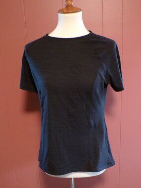 Spyder NWT Women's Black Short Sleeve Active Tee Choice of Size: Sm or Med